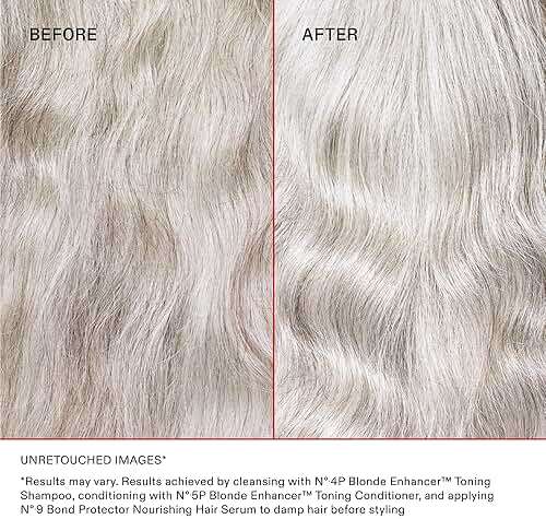 Olaplex Nº.4P Blonde Enhancer Purple Toning Shampoo: Neutralizes Brassiness & Strengthen | Repairs Damages & Hydrates Hair | For Coily, Curly, Straight, and Wavy - Image 5