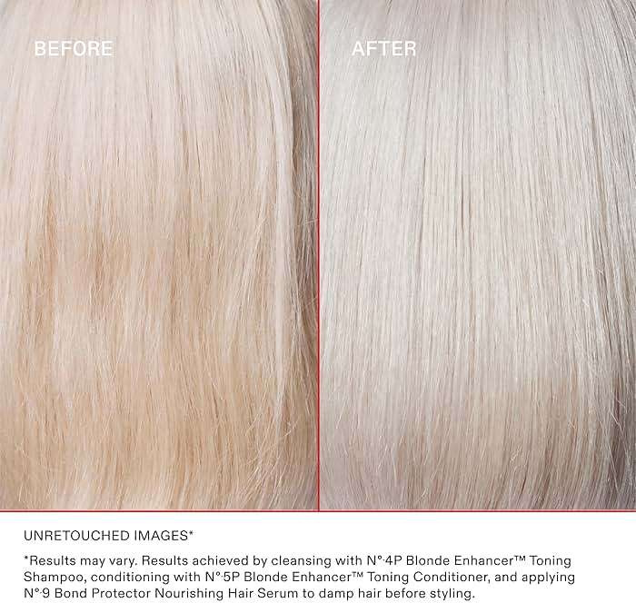 Olaplex Nº.4P Blonde Enhancer Purple Toning Shampoo: Neutralizes Brassiness & Strengthen | Repairs Damages & Hydrates Hair | For Coily, Curly, Straight, and Wavy - Image 7