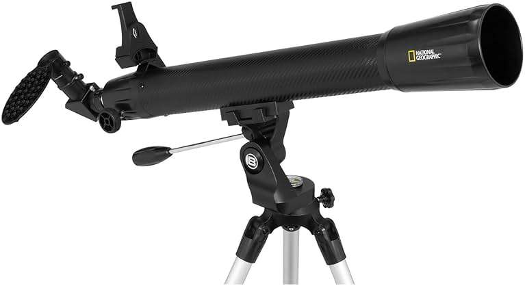 National Geographic 70mm Astronomical Refractor Telescope with Fully Coated Optics Adjustable Tripod and Astronomy App for Young Astronomers and Adult Sky Watchers - Image 6