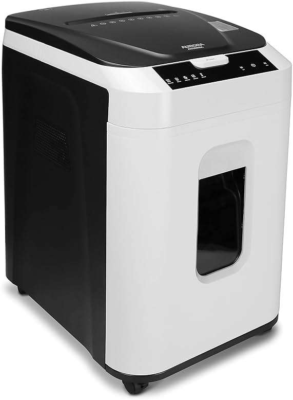 Aurora Commercial Grade 200-Sheet Auto Feed High Security Micro-Cut Paper Shredder/ 60 Minutes/Security Level P-5 - Image 8