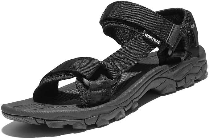 NORTIV 8 Men's Sandals Hiking Sports Lightweight Summer Water Arch Support River Open Toe Athletic Trail Outdoor Walking Sandals Longdo - Image 1