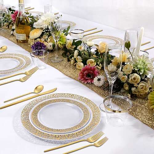 Matte Gold Silverware Set, VANVRO 20-Piece Stainless Steel Flatware Set, Satin Finish tableware Cutlery Set, Service for 4, Home and Restaurant, Dishwasher Safe - Image 2