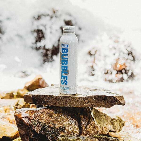 JUST Bubbles - Pure Premium Sparkling Spring Water in a Fully Recyclable Reusable Eco-Friendly Bottle - 100% Mountain-Sourced Carbonated Water with Naturally Occurring Minerals, 16 Fl Oz (Pack of 12) - Image 6