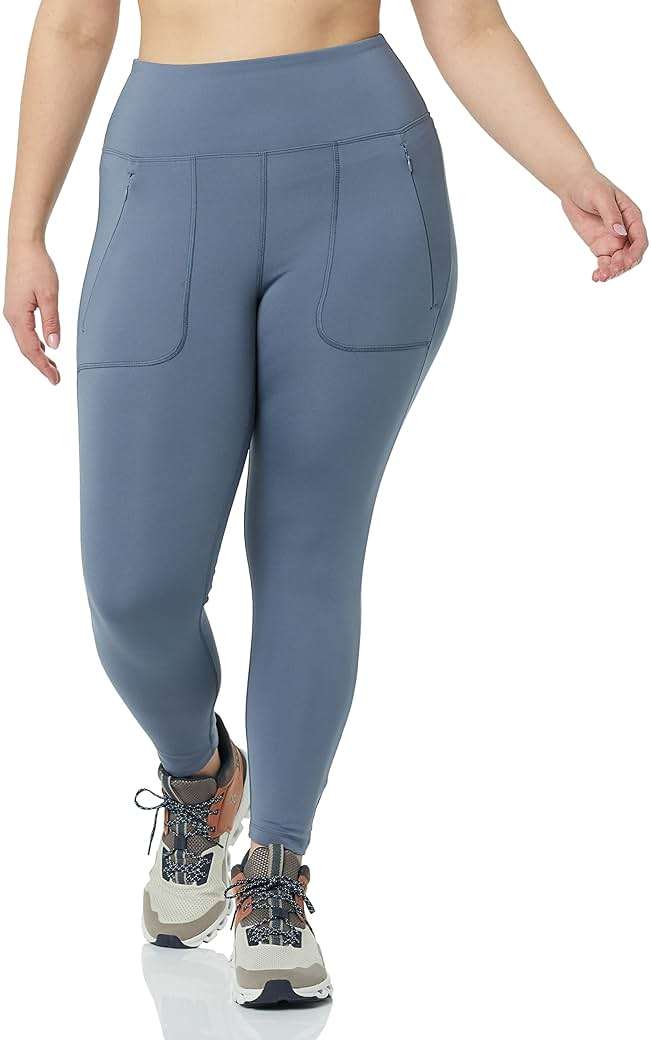 Amazon Essentials Women's Everyday Fitness 7/8 Zipped Legging (Available in Plus Size) - Image 1