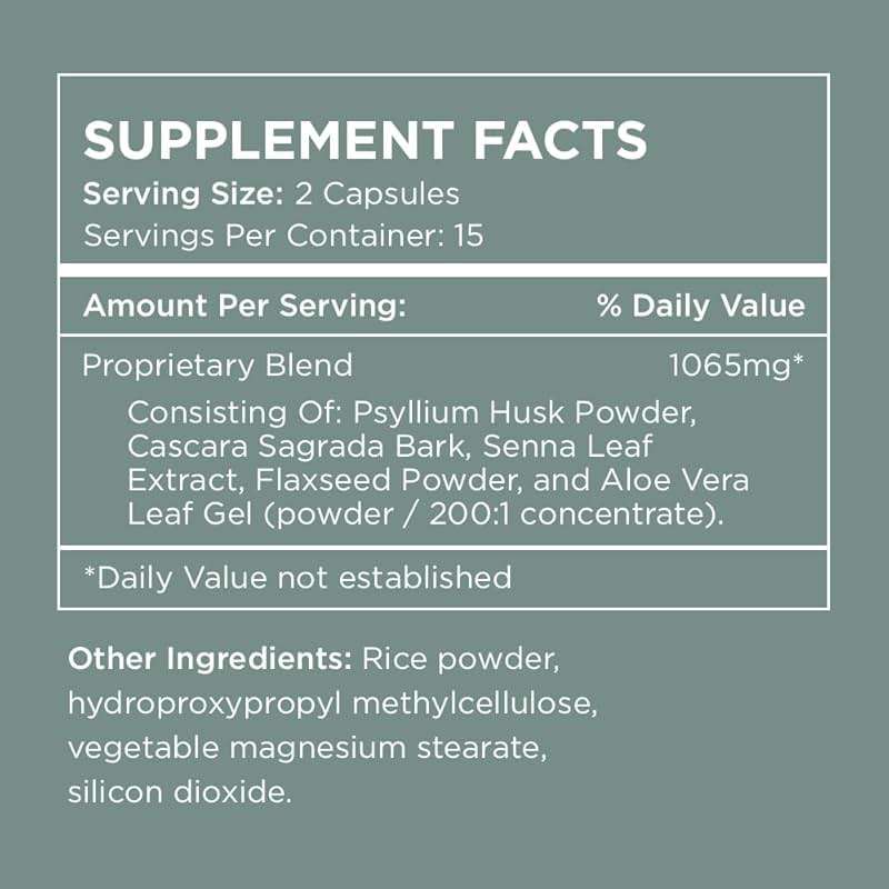 Pure for Men Detox Supplement, Reset | Promotes Digestive & Gut Health, Helps Remove Toxins & Supports Immune System, Colon Cleanse | 30 Capsules - Image 4