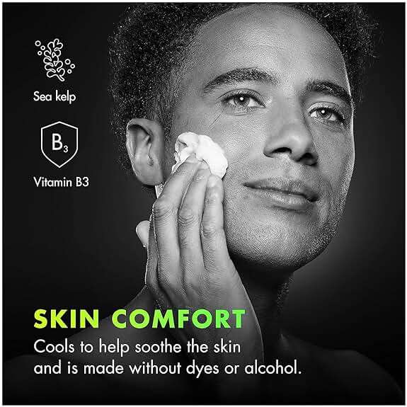 Gillette Labs Rapid Foaming Shaving Gel for Men, Alcohol, Dye and Paraben-Free with Vitamin B3 and Sea Kelp, Cools and Soothes Skin, 7 OZ - Image 3