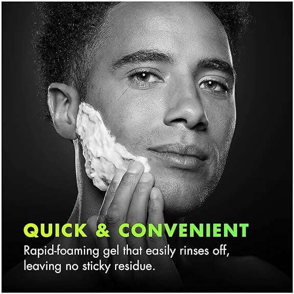 Gillette Labs Rapid Foaming Shaving Gel for Men, Alcohol, Dye and Paraben-Free with Vitamin B3 and Sea Kelp, Cools and Soothes Skin, 7 OZ - Image 4