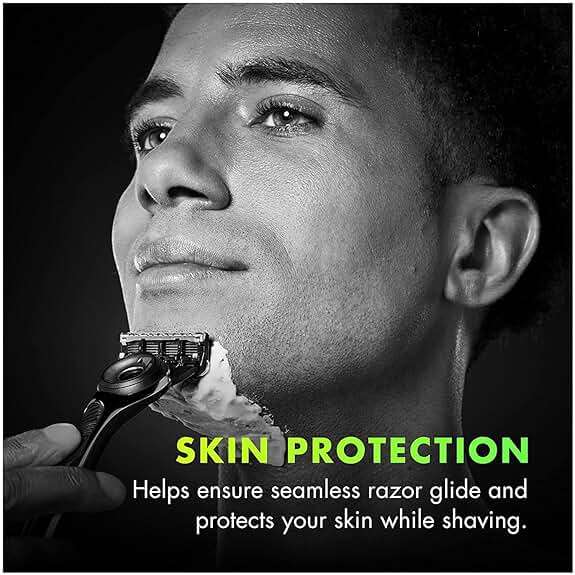 Gillette Labs Rapid Foaming Shaving Gel for Men, Alcohol, Dye and Paraben-Free with Vitamin B3 and Sea Kelp, Cools and Soothes Skin, 7 OZ - Image 5