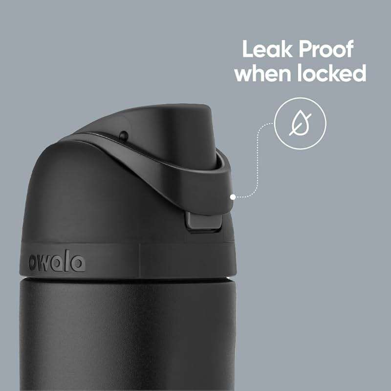 Owala FreeSip Insulated Stainless Steel Water Bottle with Straw, BPA-Free Sports Water Bottle, Great for Travel, 24 Oz, Boneyard - Image 6