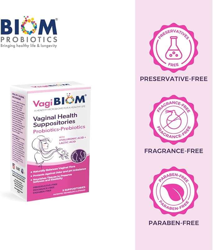 VagiBiom Lactobacillus Suppository: Microbiome Flora balance and Odor Control Regimen; Balance and Nourishes Healthy Flora; Paraben-Free Preservative-Free - Image 5