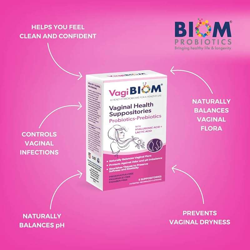 VagiBiom Lactobacillus Suppository: Microbiome Flora balance and Odor Control Regimen; Balance and Nourishes Healthy Flora; Paraben-Free Preservative-Free - Image 6