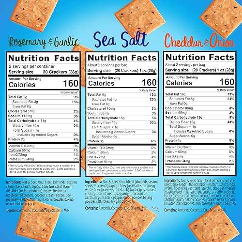 keto snacks Keto Crackers chips (variety) low carb Crackers Almond flour. Low carb snack keyto cracker zero carbs snacks no sugar, 0 no carbs sugar free snack high fiber. - Image 2