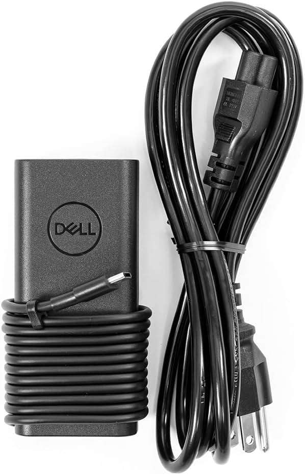 Dell 65W USB-C Laptop Charger for XPS and Latitude 5000 - Power Cord Included - Image 1