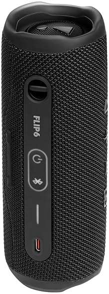 JBL Flip 6 - Portable Bluetooth Speaker, powerful sound and deep bass, IPX7 waterproof, 12 hours of playtime, JBL PartyBoost for multiple speaker pairing for home, outdoor and travel (Black) - Image 2