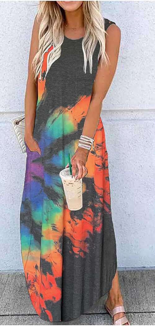 CHUNTIANRAN Maxi Dresses for Women Summer Outfits Boho Beach Long Dresses Casual Sundresses Resort Wear for Women 2026 - Image 2