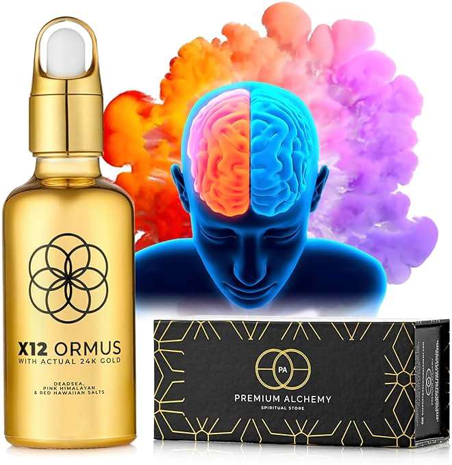 Ormus Monoatomic Gold Concentrate X12 – Liquid Gold Made by Real Alchemists - 24k Food-Grade, Dead Sea & Himalayan Salt – Supports Pineal Gland, Lucid Dreaming, Meditation - Image 1