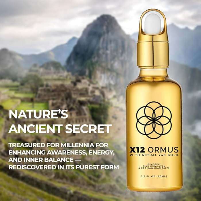 Ormus Monoatomic Gold Concentrate X12 – Liquid Gold Made by Real Alchemists - 24k Food-Grade, Dead Sea & Himalayan Salt – Supports Pineal Gland, Lucid Dreaming, Meditation - Image 3