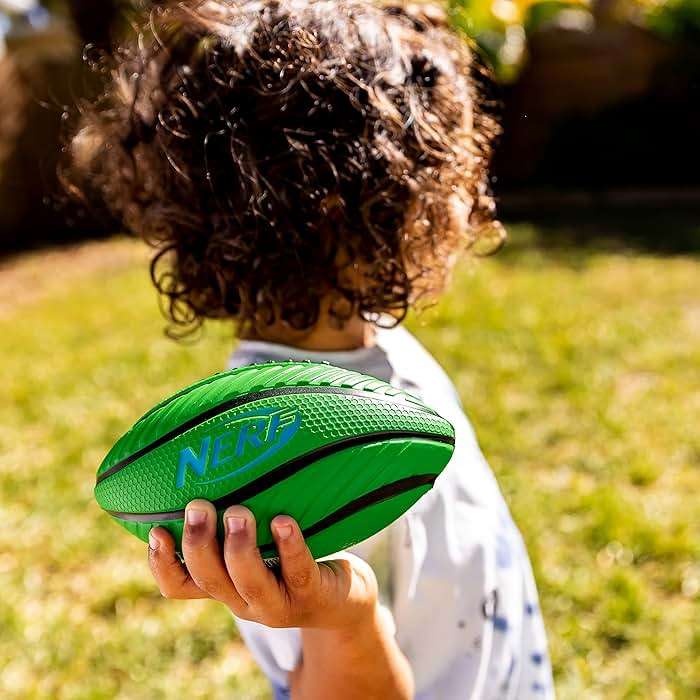 Nerf Mini Foam Sports Ball Set - Foam Football, Soccer Ball + Basketball Soft Sports Toy for Kids - Image 11
