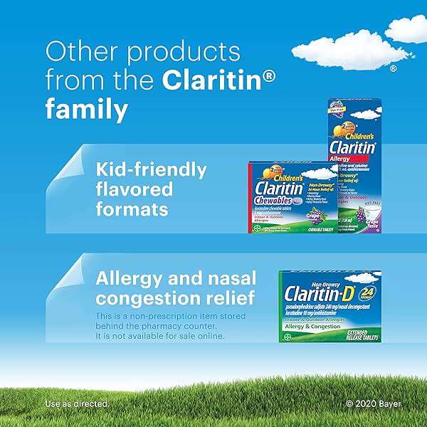 Claritin 24 Hour Non Drowsy 10 mg Allergy Relief Tablets, 70 ea (Pack of 3) - Image 8