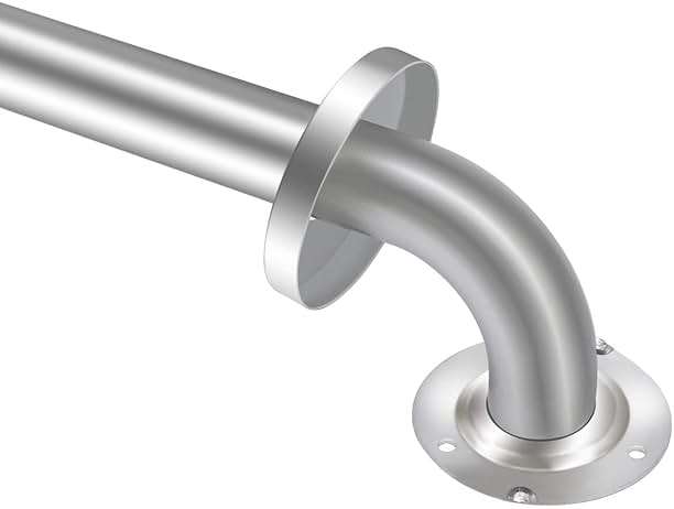 18 Inch Shower Grab Bar 2 Pack Brushed Nickel SUS304 Safety Bathroom Grab Bars with Concealed Screws, 500lbs Support Assist Bath Handle Balance Bar for Handicap Elderly Pregnant - Image 9
