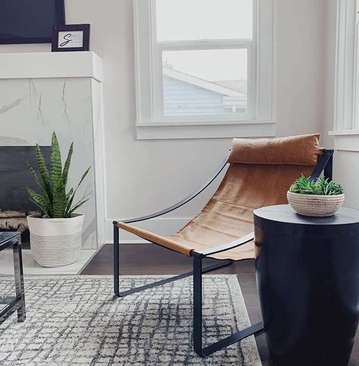 Ollain Artificial Snake Plant with Potted 23.6" Fake Plastic Sansevieria Faux Plants in Pot for Outdoor Window Box Verandah Planter Indoor Outside Home Garde Office Room Gardening Decoration - Image 6