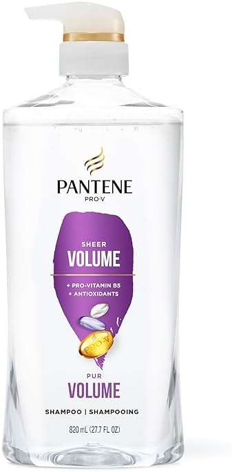 Pantene Shampoo, Sheer Volume - Lightweight Nourishment for Fine, Color-Treated Hair, 72-Hour Fullness and Body, 27.7 Oz Each, 2-Pack + Miracle Rescue Shot (0.5 Oz) - Image 8