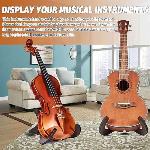Ukulele Stand, Instrument Stand, Portable Mandolin Stand Ukelele Accessory - Image 5