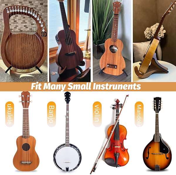 Ukulele Stand, Instrument Stand, Portable Mandolin Stand Ukelele Accessory - Image 6