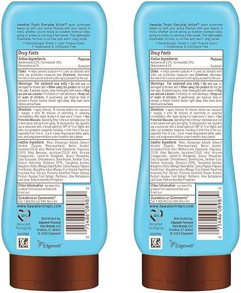 Hawaiian Tropic Everyday Active Lotion Sunscreen SPF 30, 8Fl Oz Twin Pack, Hawaiian Tropic Sunscreen SPF 30, Sunblock, Oxybenzone Free Sunscreen, Broad Spectrum Sunscreen Pack, 8Fl Oz each - Image 2