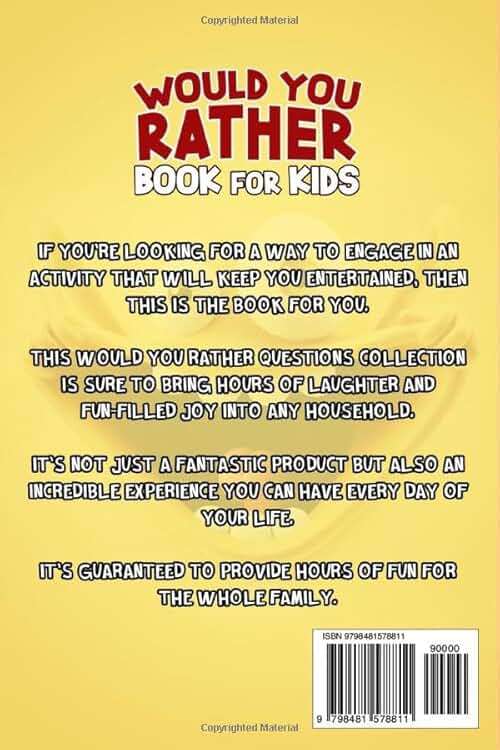 Would You Rather Book For Kids - 300+ Hilarious, Silly, and Challenging Questions To Make You Laugh (Funny Jokes and Activities - Ages 7-13) - Image 2