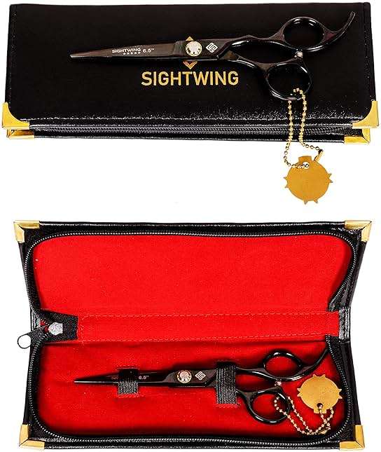 Sightwing Professional Hair Scissors 6.5"-Japnese Hair Cutting Shear, Hair Cutting Scissors, and Hair scissors Professional for Barber & Personal Use - Image 7