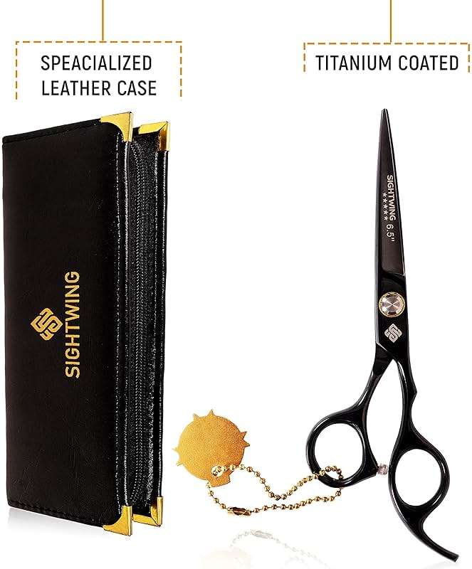 Sightwing Professional Hair Scissors 6.5"-Japnese Hair Cutting Shear, Hair Cutting Scissors, and Hair scissors Professional for Barber & Personal Use - Image 8