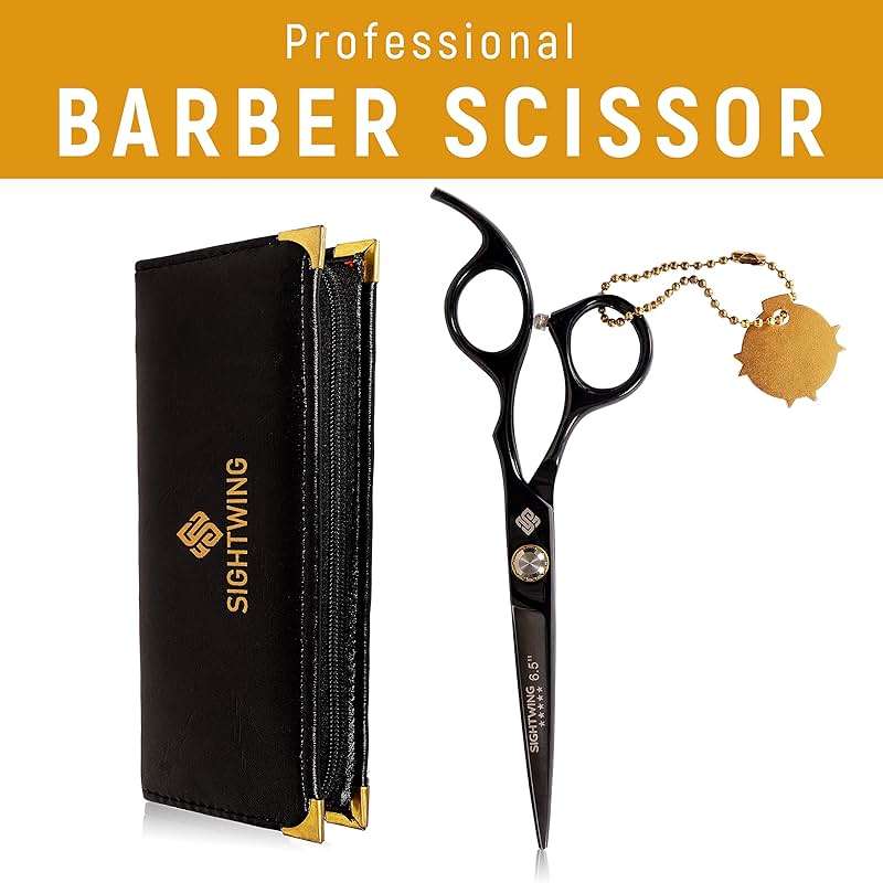 Sightwing Professional Hair Scissors 6.5"-Japnese Hair Cutting Shear, Hair Cutting Scissors, and Hair scissors Professional for Barber & Personal Use - Image 9
