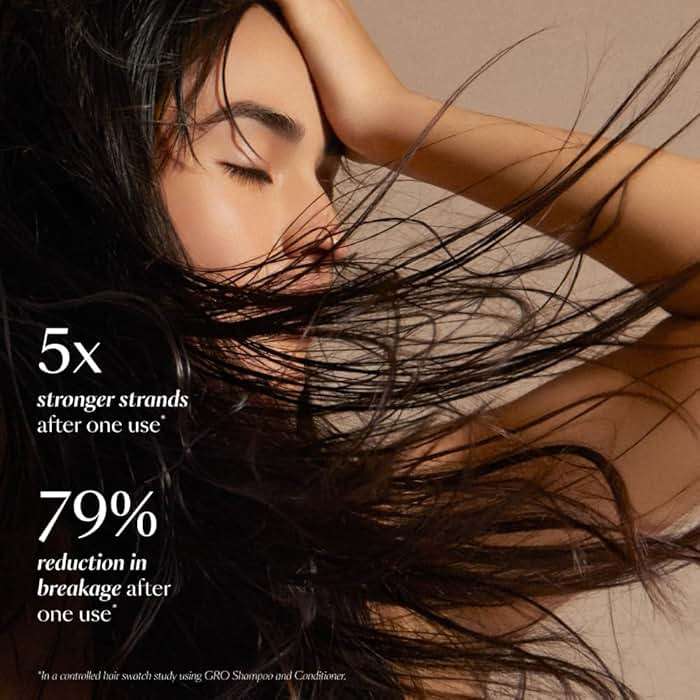 VEGAMOUR GRO Revitalizing Shampoo, Support Thicker, Fuller Looking Hair, Shampoo Formulated Without Sulfates for Thinning Hair with Vegan Keratin, Natural Citrus Scent - Image 2