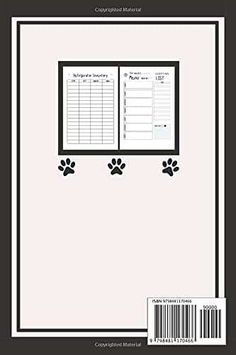 Weekly Menu Planner & Grocery List: 52 Weeks of Meal Planning Track (Food Planner / Diary / Log / Journal / Calendar) with Fridge Inventory Tracker ~ ... Birthday Gifts ...& more for Cat Lovers - Image 3