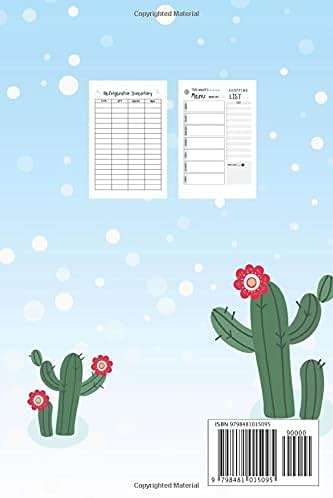 Weekly Menu Planner & Grocery List: 52 Weeks of Meal Planning Track (Food Planner / Diary / Log / Journal / Calendar) with Fridge Inventory Tracker ~ ... Valentine, Birthday Gifts for Flamingo Lovers - Image 2