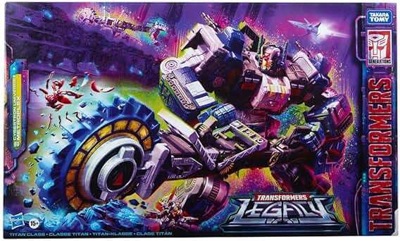 Transformers Toys Generations Legacy Series Titan Cybertron Universe Metroplex Action Figure - Ages 15 and Up, 22-inch - Image 1