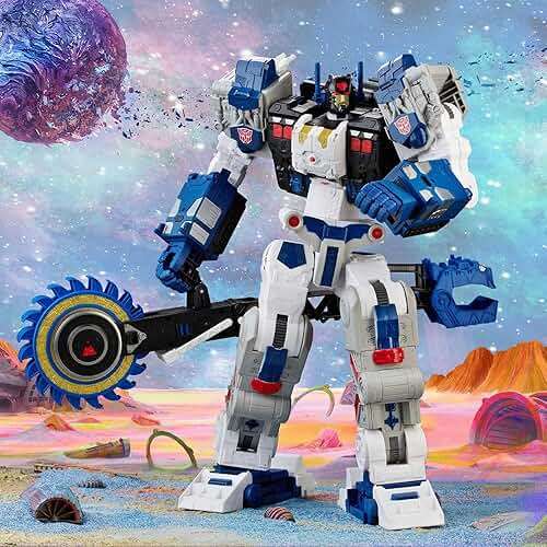 Transformers Toys Generations Legacy Series Titan Cybertron Universe Metroplex Action Figure - Ages 15 and Up, 22-inch - Image 6