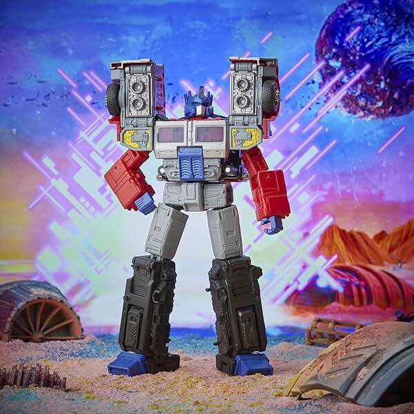 Transformers Toys Generations Legacy Series Leader G2 Universe Laser Optimus Prime Action Figure - Kids Ages 8 and Up, 7-inch - Image 2