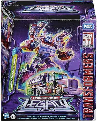 Transformers Toys Generations Legacy Series Leader G2 Universe Laser Optimus Prime Action Figure - Kids Ages 8 and Up, 7-inch - Image 4