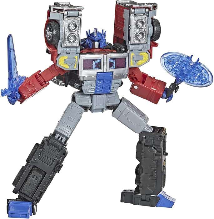 Transformers Toys Generations Legacy Series Leader G2 Universe Laser Optimus Prime Action Figure - Kids Ages 8 and Up, 7-inch - Image 7