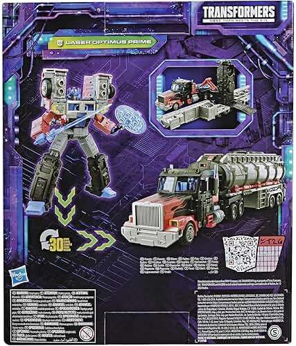 Transformers Toys Generations Legacy Series Leader G2 Universe Laser Optimus Prime Action Figure - Kids Ages 8 and Up, 7-inch - Image 9