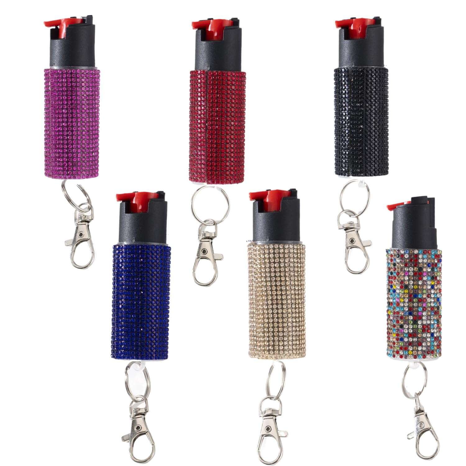 Cute Pepper Spray Maximum Strength Self Defense Keychain for Women - Image 1
