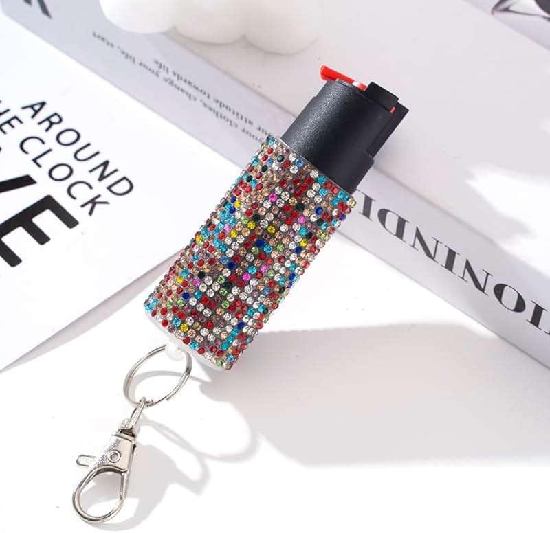 Cute Pepper Spray Maximum Strength Self Defense Keychain for Women - Image 3