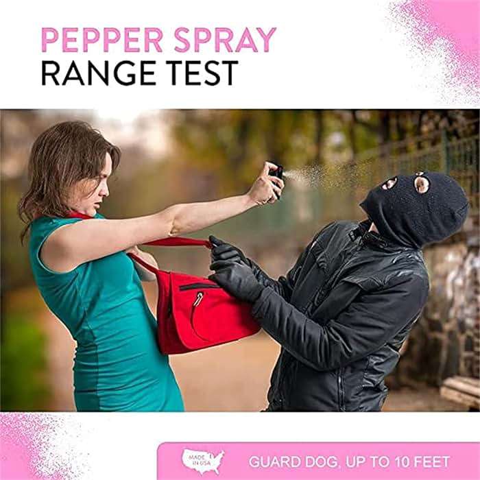 Cute Pepper Spray Maximum Strength Self Defense Keychain for Women - Image 8