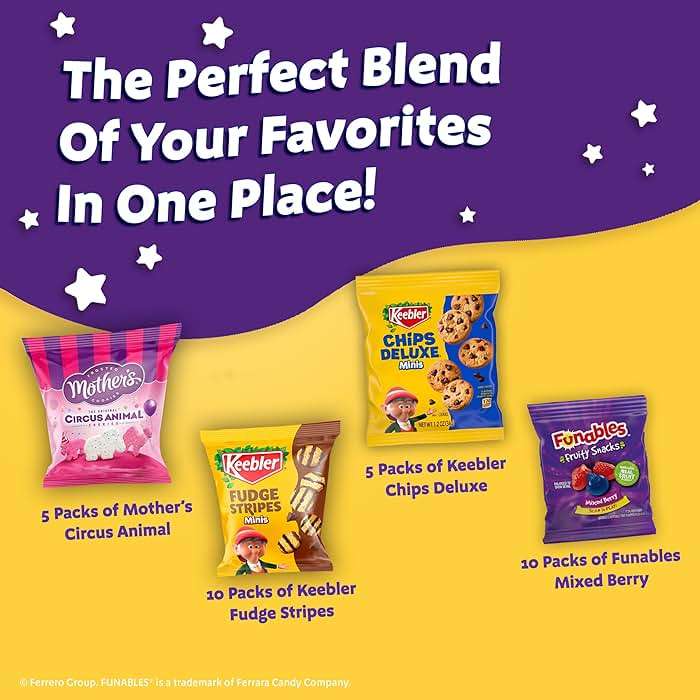 Keebler Variety Treats Snacks and Cookies Pack, 30 Count, 29oz - Image 3