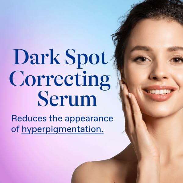 Differin Dark Spot Correcting Face Serum, Dark Spot Correcting Serum by the makers of Differin Gel, Gentle Skin Care for Acne Prone Sensitive Skin, 1 oz (Packaging May Vary) - Image 4