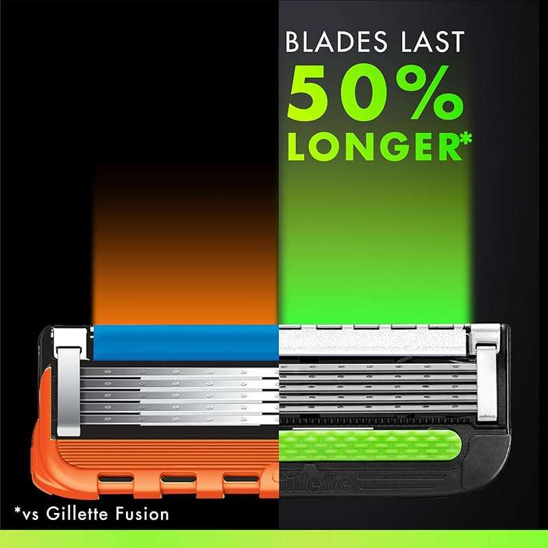 Gillette Labs Razor for Men, 1 Handle, 4 Blade Refills, Magnetic Stand - Image 8