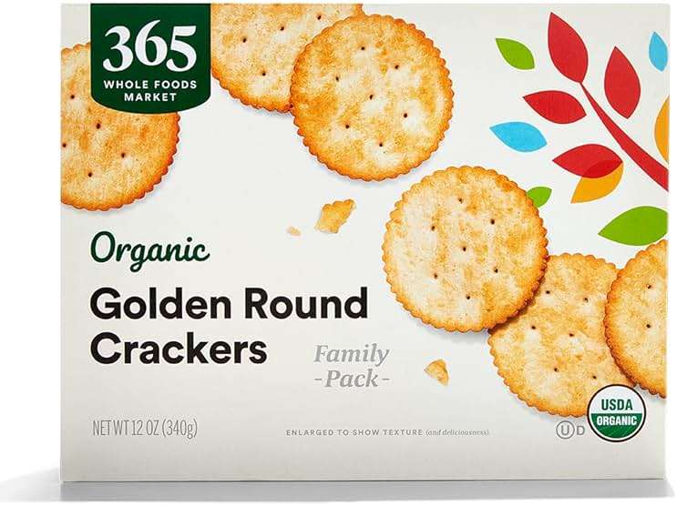 365 by Whole Foods Market, Organic Golden Round Crackers, 12 Ounce - Image 3