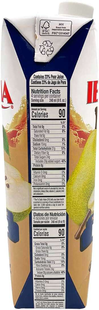 Iberia Pear Nectar, 33.8 Fl Oz (Pack of 3) - Image 2